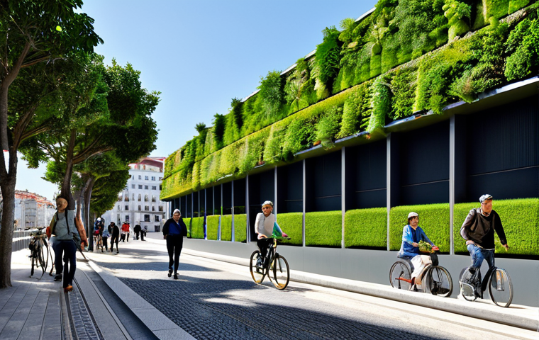 탄소중립 도시 모델 - Sustainable Building Retrofit**

"An image of an older building in Porto, Portugal, undergoing a mod...